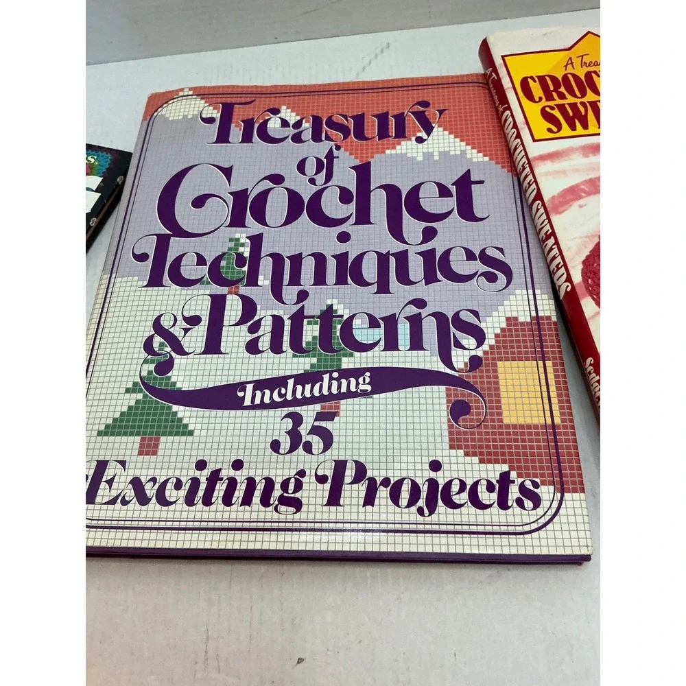 Better Homes and Gardens Vintage Crochet and Knitting Book Lot 3 Hardcover Set